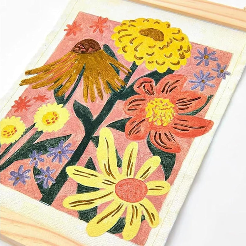 Hearts in Full Bloom Paint by Number Kit