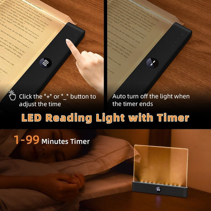Smart Dimmable Reading Lamp – Adjustable Timer & Eye-Care Desk Light for Study or Bedside