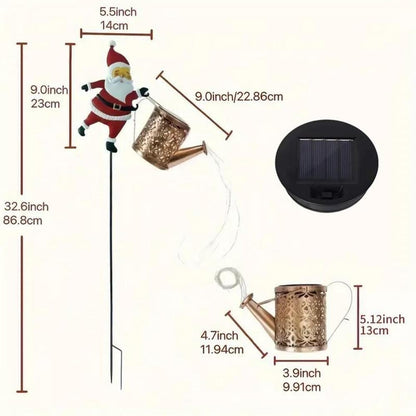 Solar Watering Can Garden Lights