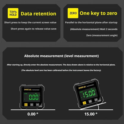 Digital Laser Angle Finder Protractor Tool