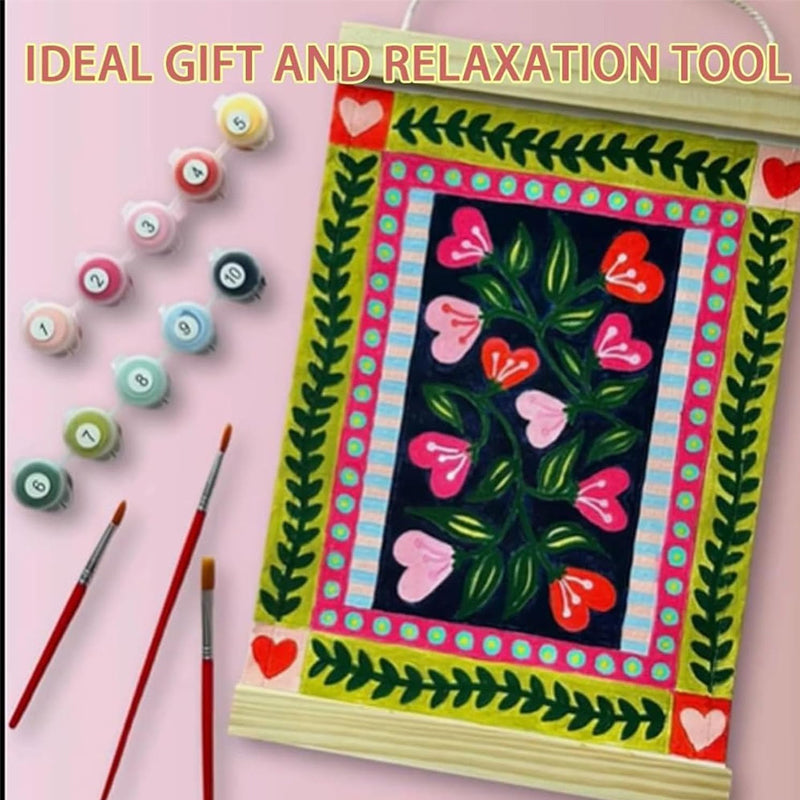 Hearts in Full Bloom Paint by Number Kit