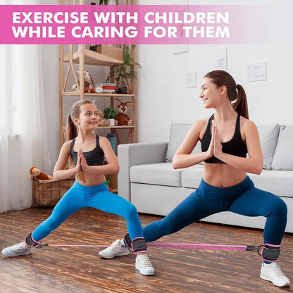 Ankle Resistance Band Set for Leg and Hip Training