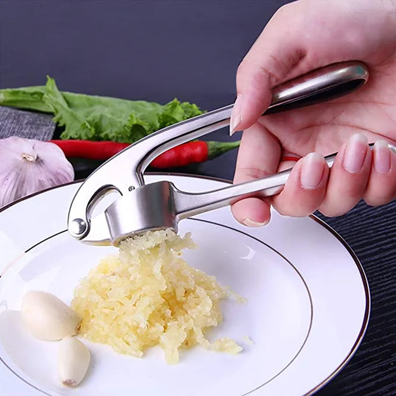 Stainless Steel Premium Garlic Press