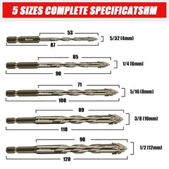 Practical Four Blade Serrated Eccentric Drill