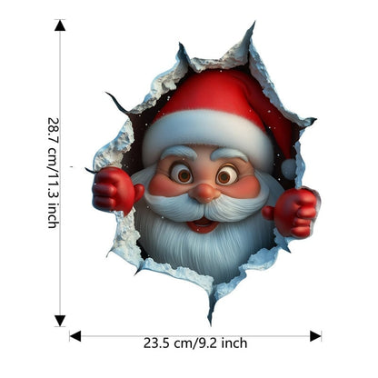 Santa Claus Wall Sticker Set