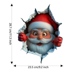 Santa Claus Wall Sticker Set