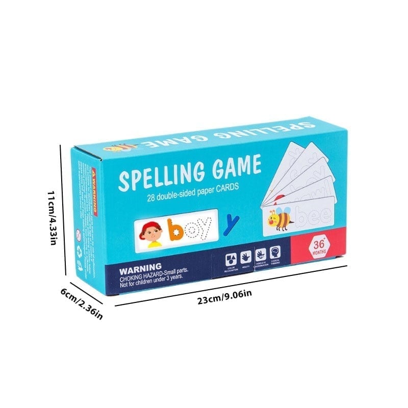 Wooden Alphabet Spelling Game for Kids