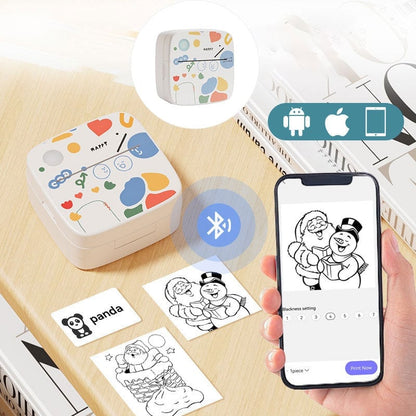 Mini Wireless Bluetooth Label Printer