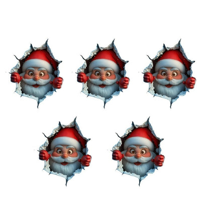 Santa Claus Wall Sticker Set