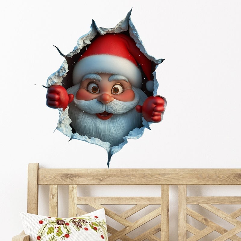 Santa Claus Wall Sticker Set
