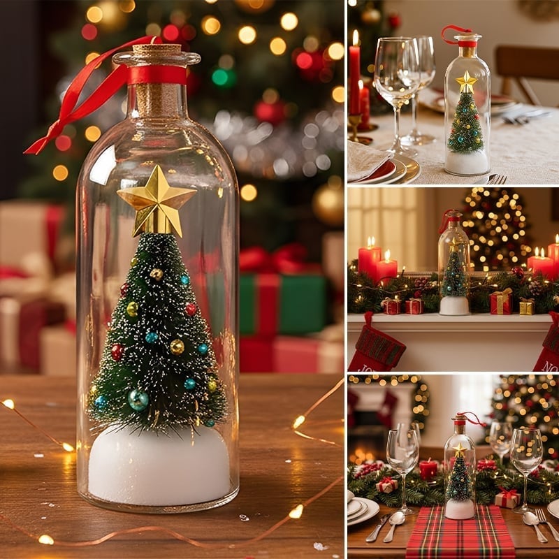 Christmas Tree in a Bottle