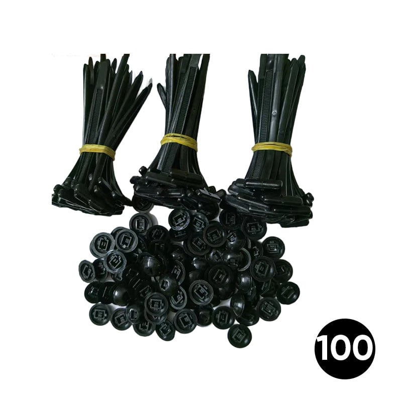 Practical Nylon Universal Cable Tie Buckle