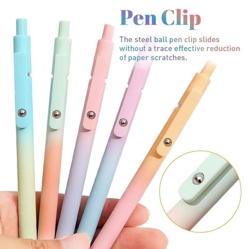 Minimalist Press Type Quick Drying Carbon Gel Pens