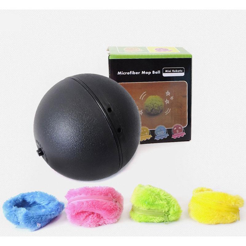 Pet Electric Ball Toy with Plush Cover(4 Colors Included)