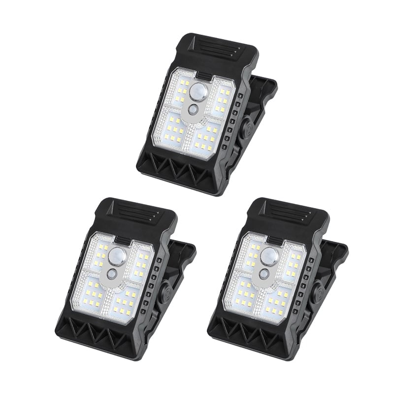 USB & Solar Powered Motion Sensor Clip Lights
