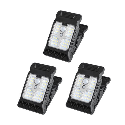 USB & Solar Powered Motion Sensor Clip Lights