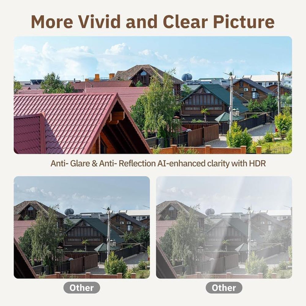 Smart 2K Window Security Camera