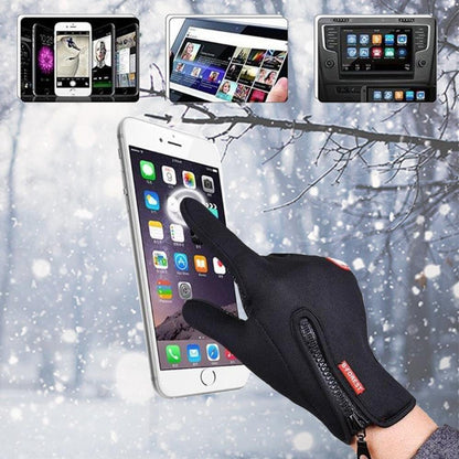 Winter gloves – windproof, waterproof, non-slip & touchscreen compatible (with optional USB heating function)