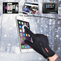 Winter gloves – windproof, waterproof, non-slip & touchscreen compatible (with optional USB heating function)