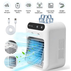 Portable 3-In-1 Cooling Fan with 2-Speed Mist