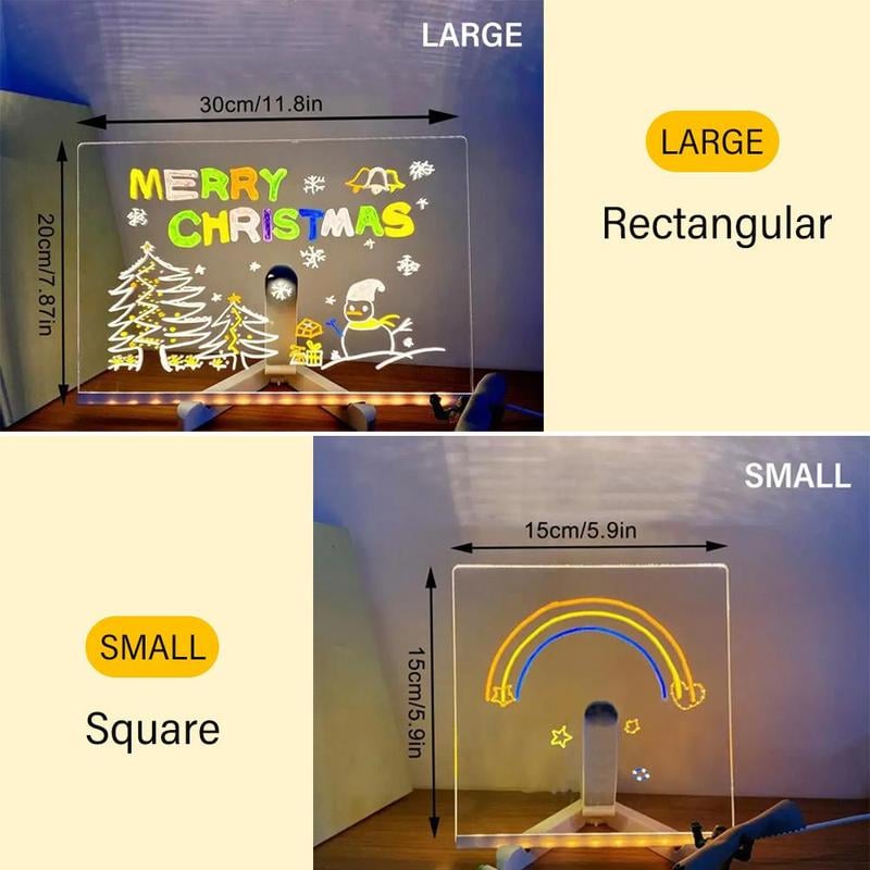 Sakerplus LED Note Board with Colors