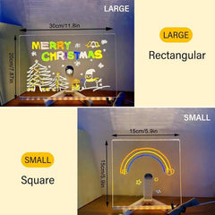 Sakerplus LED Note Board with Colors