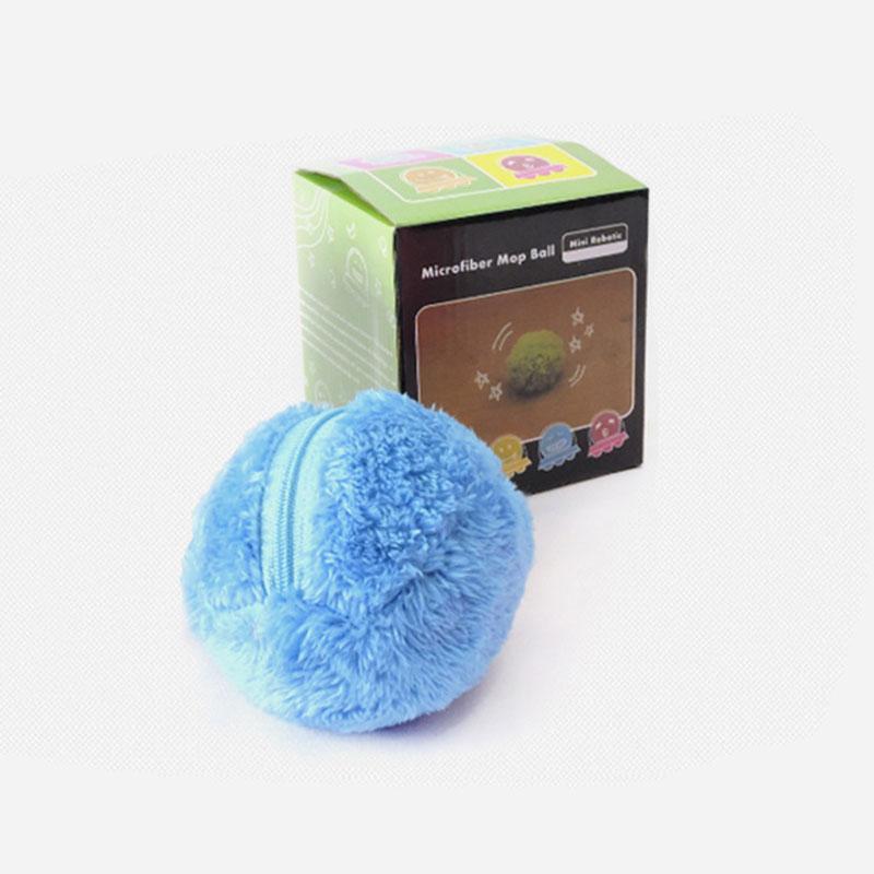Pet Electric Ball Toy with Plush Cover(4 Colors Included)