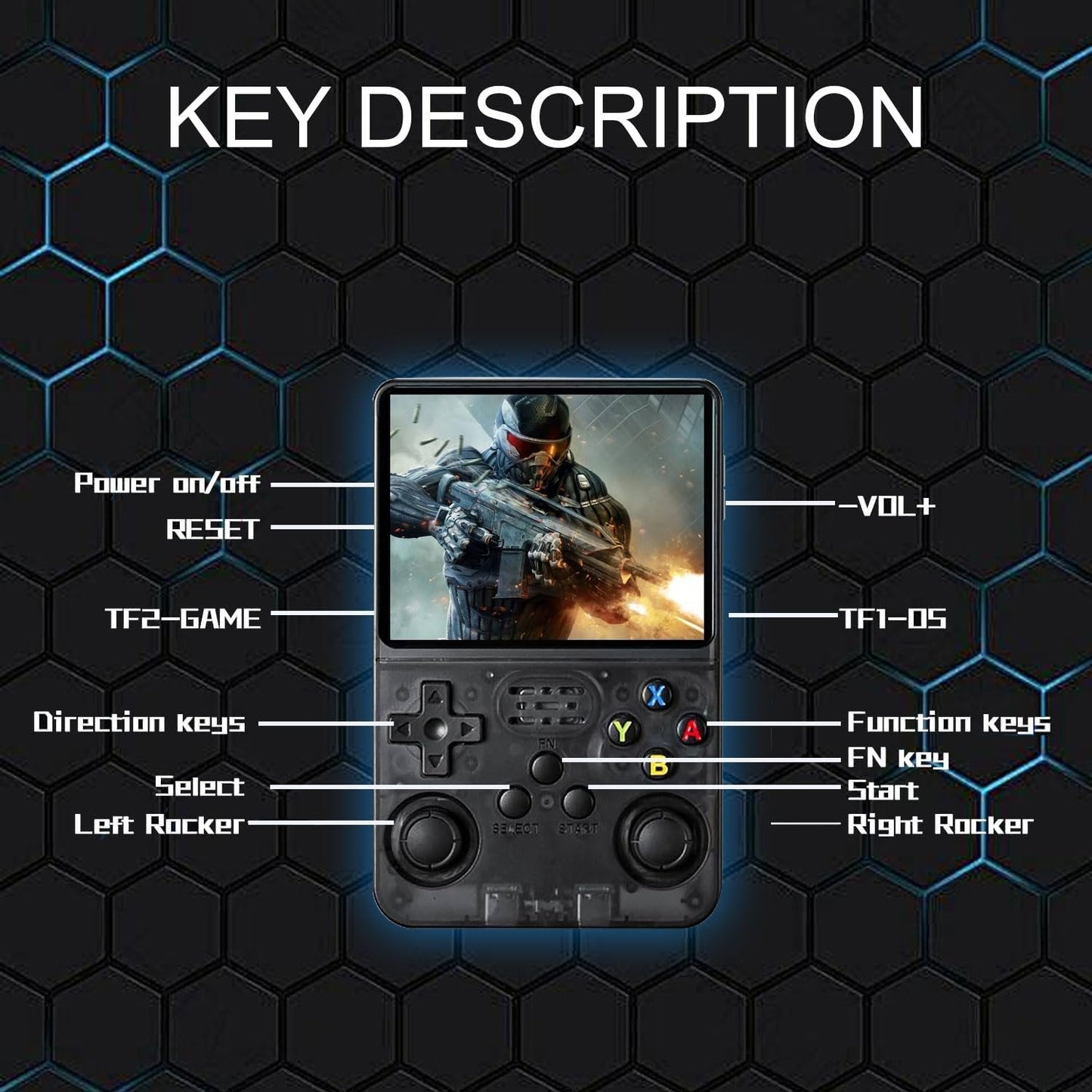 Retro Handheld Game Console Portable