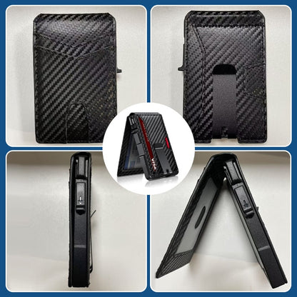 Anti-theft aluminum alloy card holder