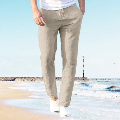 Men's Casual Cotton Linen Pants