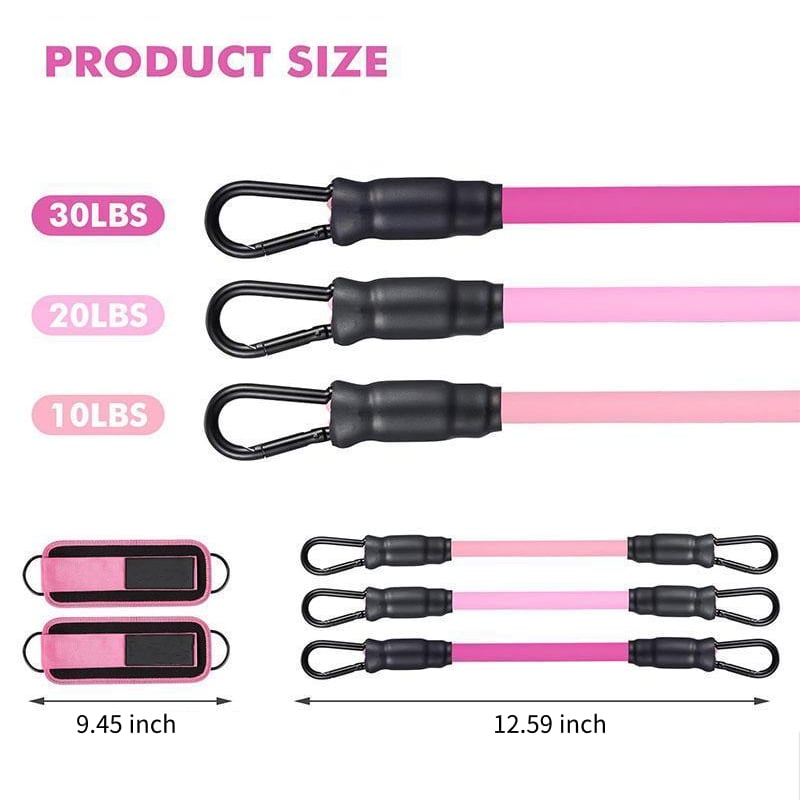 Ankle Resistance Band Set for Leg and Hip Training