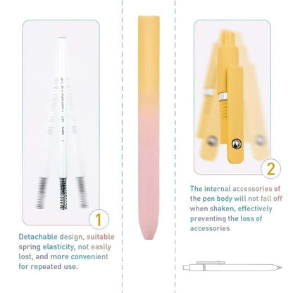 Minimalist Press Type Quick Drying Carbon Gel Pens