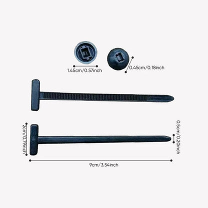 Practical Nylon Universal Cable Tie Buckle