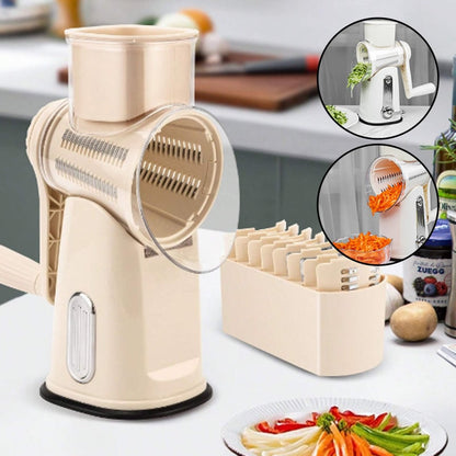 5 in 1 Cheese Vegetable Grater with Handle