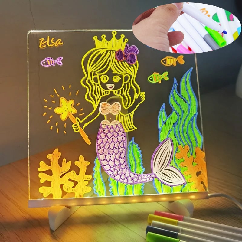 Sakerplus LED Note Board with Colors