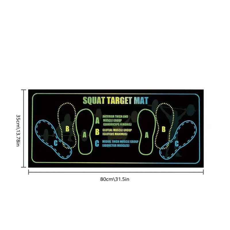 Pilates Squat Guide Mat