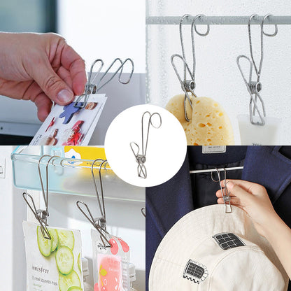 Stainless Steel Clothes Pins Hook Clip