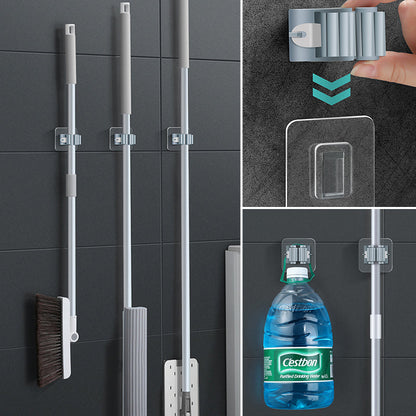 Wall Mounted Mop Holder (3 PCS)