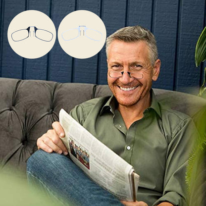 Legless Nose Clip Reading Glasses