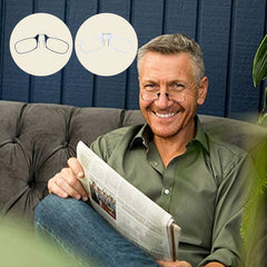 Legless Nose Clip Reading Glasses