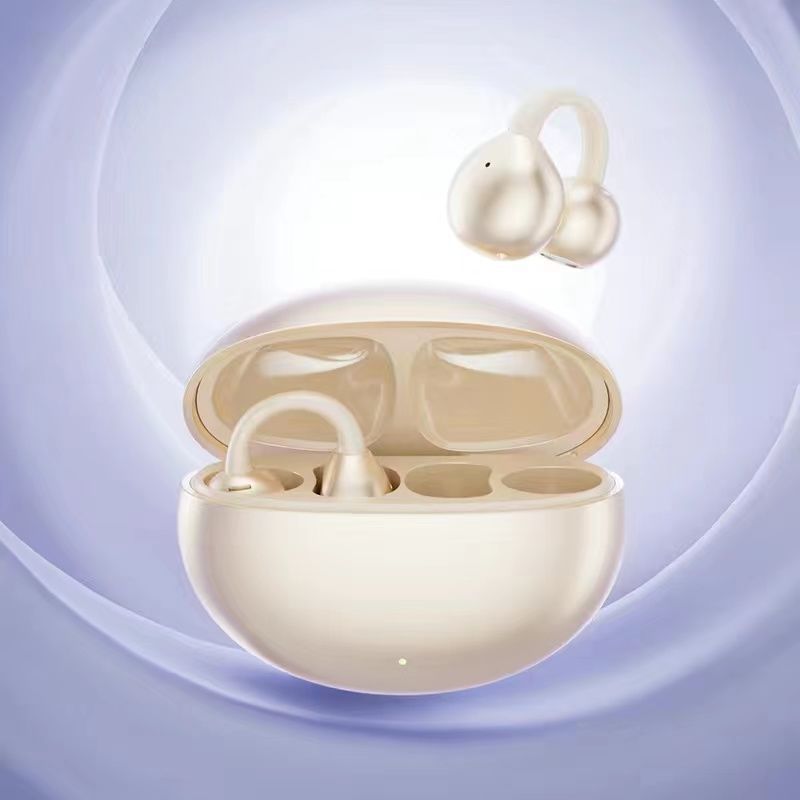 ✨AI Translation Open Ear Clip Bluetooth Headphone