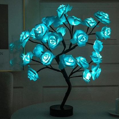 Tabletop Rose Flower Tree Light