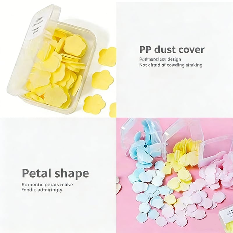 Petal Soap Paper Sheets – Lightweight Floral Hand Wash for Travel & Daily Use