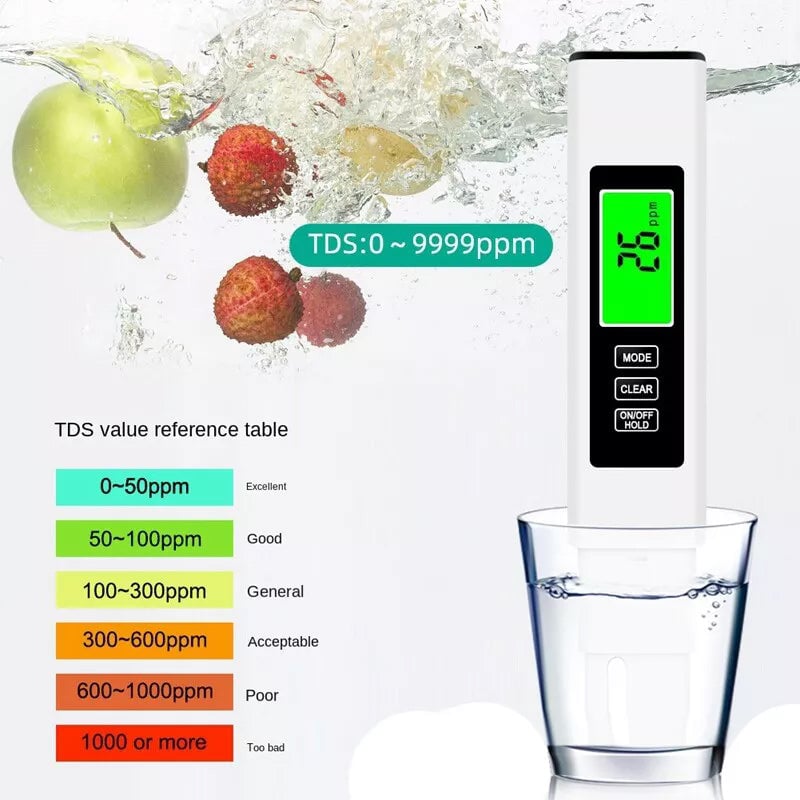 ✨New 4 in 1 Tds Meter Digital Water Tester