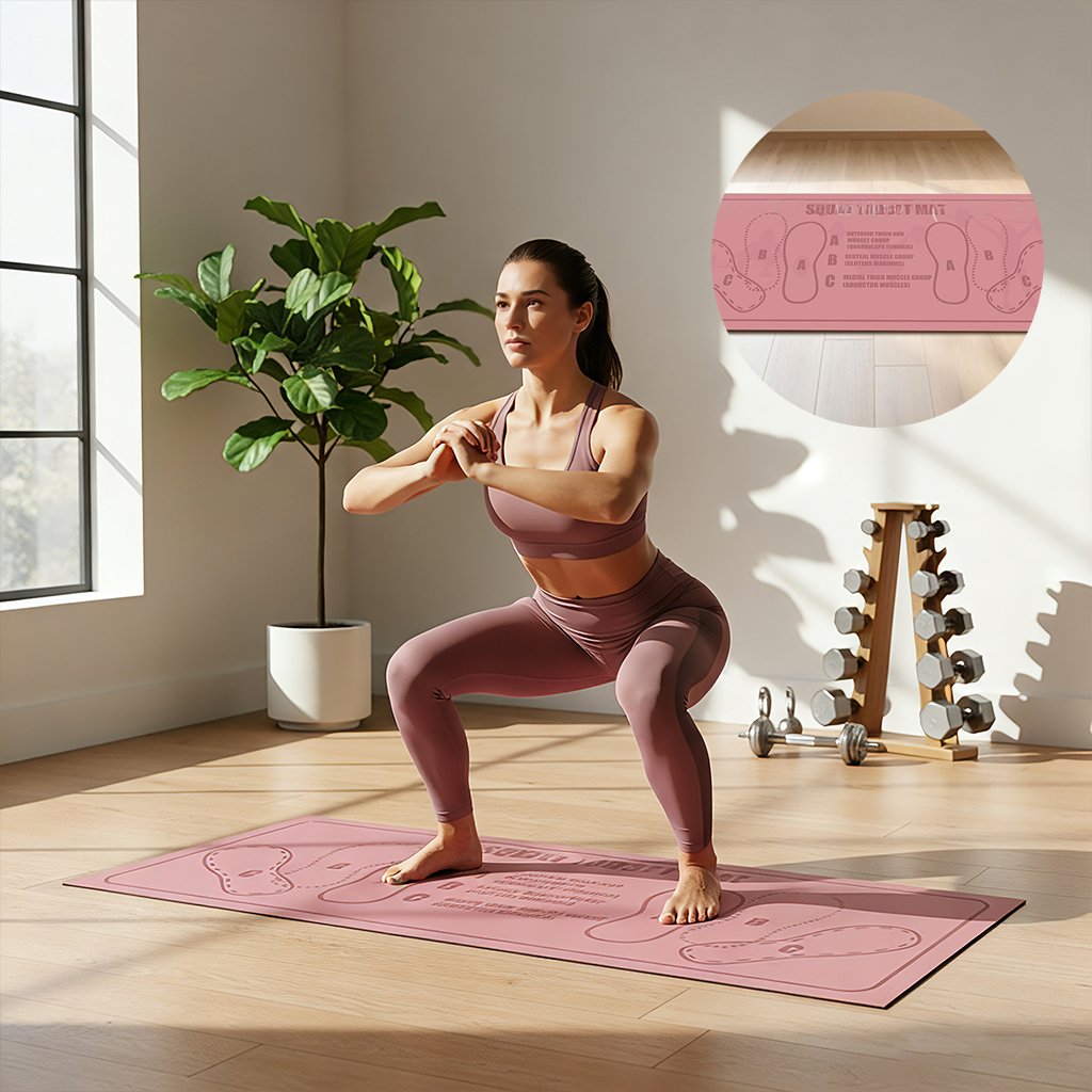 Pilates Squat Guide Mat