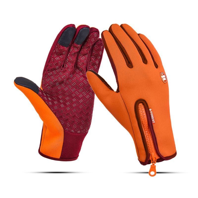 Winter gloves – windproof, waterproof, non-slip & touchscreen compatible (with optional USB heating function)