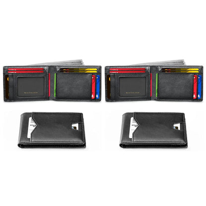 Men's Slim Wallet With RFID Blocking