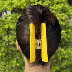 Caution Overstimulated Sign Hair Claw Clip