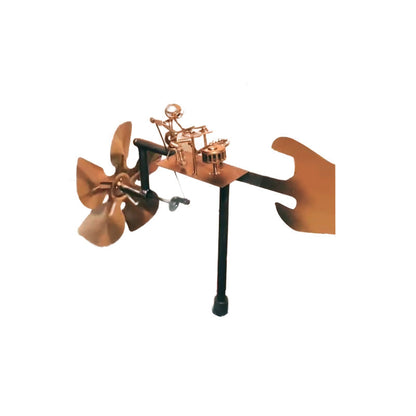 Handmade Metal Drummer Windmill