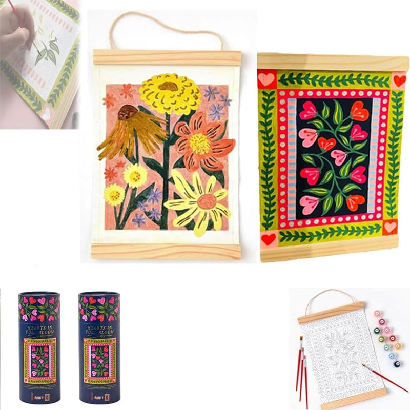 Hearts in Full Bloom Paint by Number Kit